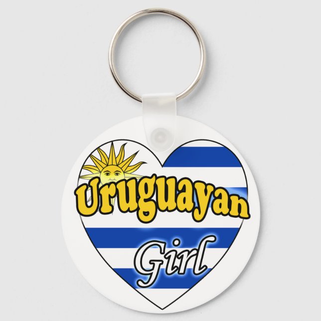 Llavero Chica Uruguaya (Anverso)