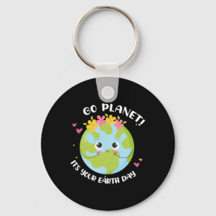 Llavero Chica ve al planeta es tu camiseta de hoy