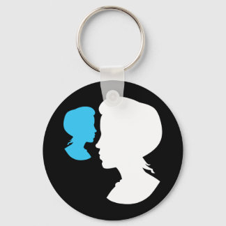 Llavero Chica victoriana Silhouette Cameo