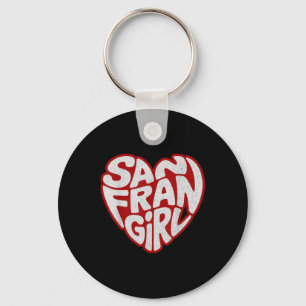 Llavero Chica Vintage San Fran Chicas Retro San Francisco