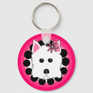 Llavero Chica Westie