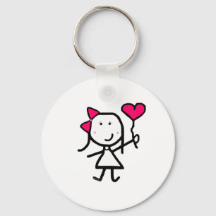 Llavero Chica y Valentine