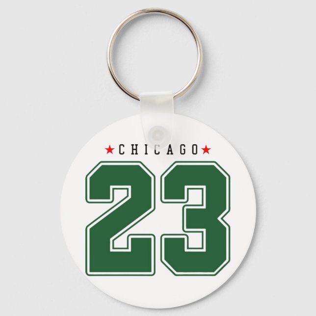 Llavero Chicago 23 Varsity Number (Anverso)