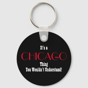 Llavero Chicago Keychain