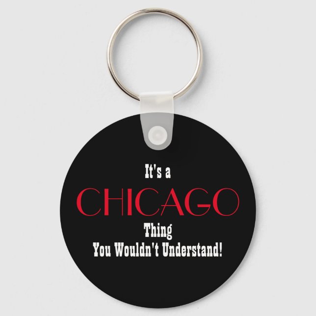 Llavero Chicago Keychain (Anverso)