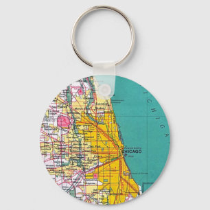 Llavero Chicago Keychain