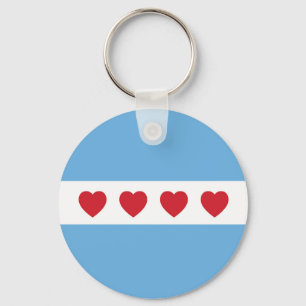 Llavero Chicago Love   Keychain