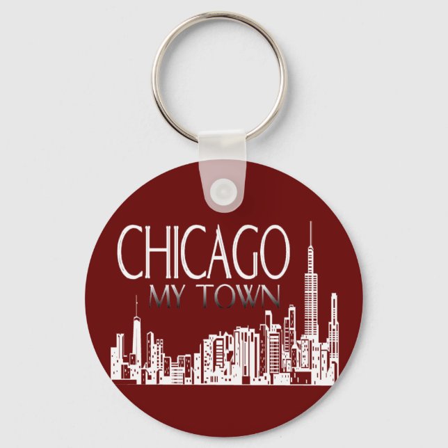 Llavero Chicago My Town (Anverso)