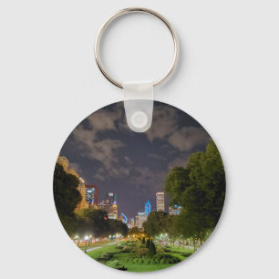 Llavero Chicago Night Sky Keychain