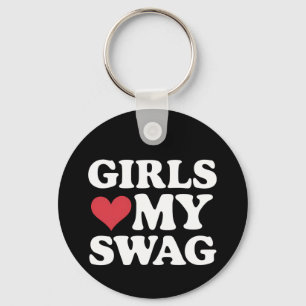 Llavero Chicas Aman Mi Corazón Swag Día de San Valentín