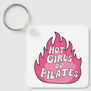 Llavero Chicas calientes Hacer Pilates Pegatina