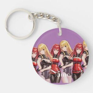 Llavero Chicas Cuadros Anime Thunder_Cove
