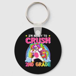 Llavero Chicas de 2do Grado Unicornio Crush Segundo Grado 