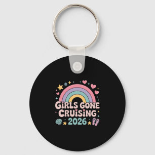 Llavero Chicas de crucero 2026 Rainbow Retro Cruise Vacaci