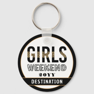 Llavero Chicas de fin de semana Chicas personalizados viaj