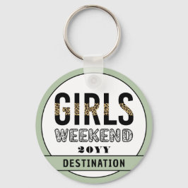 Llavero Chicas de fin de semana Chicas personalizados viaj