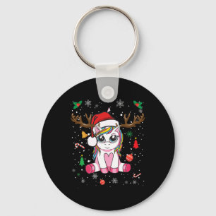 Llavero Chicas de Navidades cuestas navideñas unicornio De