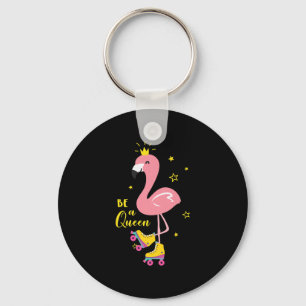 Llavero Chicas de Patinaje Infantil Be A Queen Pink