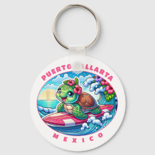 Llavero Chicas de Puerto Vallarta México Lindas Surfando T
