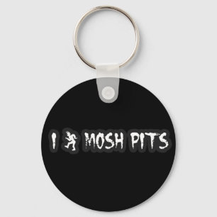 Llavero chicas de rock mosh punk música slam pit