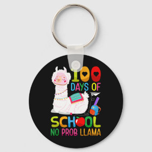 Llavero Chicas Del Día De La Escuela Unicornio 100 Días De