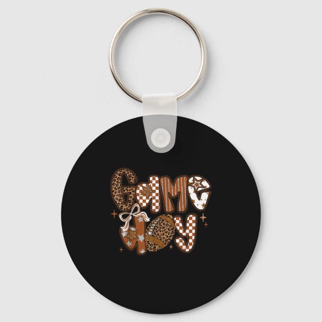 Llavero Chicas del equipo de fútbol femenino Girly Lace Bo (Anverso)