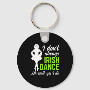 Llavero Chicas divertidas de baile irlandés Día de San Pat