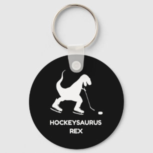Llavero Chicas divertidas Hockey sobre hielo T Rex Dinosau