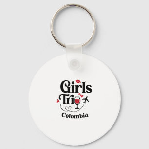 Llavero Chicas Divertidas Viaje a Colombia Vino Vacaciones