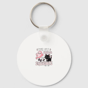 Llavero Chicas Gato Rosa Halloween Squishy Soñamos Con S