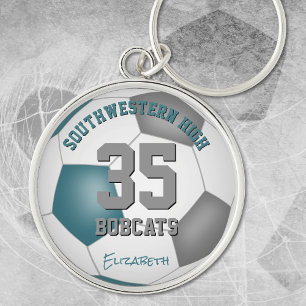 Llavero chicas grises verde azulados selección deportiva d