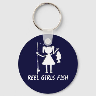 LLAVERO ¡CHICAS REEL PESCADO!