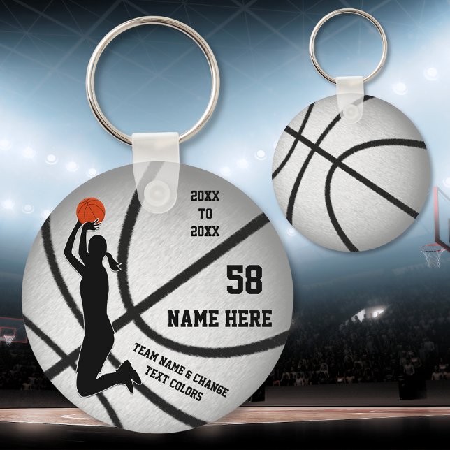 Llavero Chicas Regalos de Baloncesto. Barato, Keychain de  (Basketball gifts for girls. Cheap basketball keychains. Cheap basketball gifts. Basketball Trinkets.)