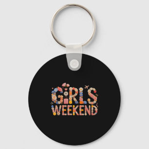 Llavero chicas retro fin de semana vacaciones de surf viaj