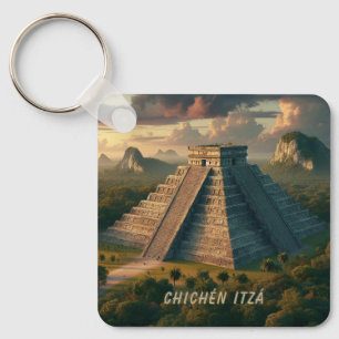 Llavero Chichén Itzá Yucatán México Paisaje Viaje