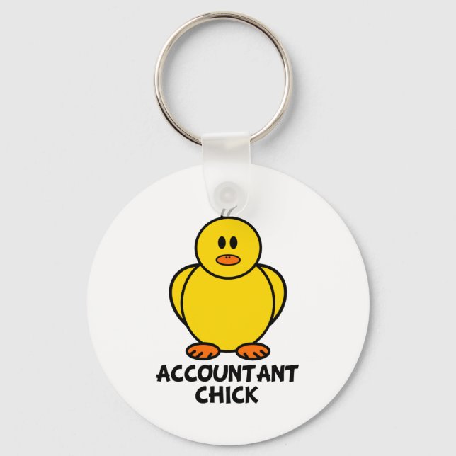 Llavero Chick contable (Anverso)
