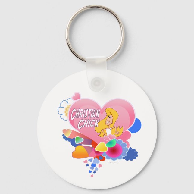 Llavero Chick cristiano (Anverso)