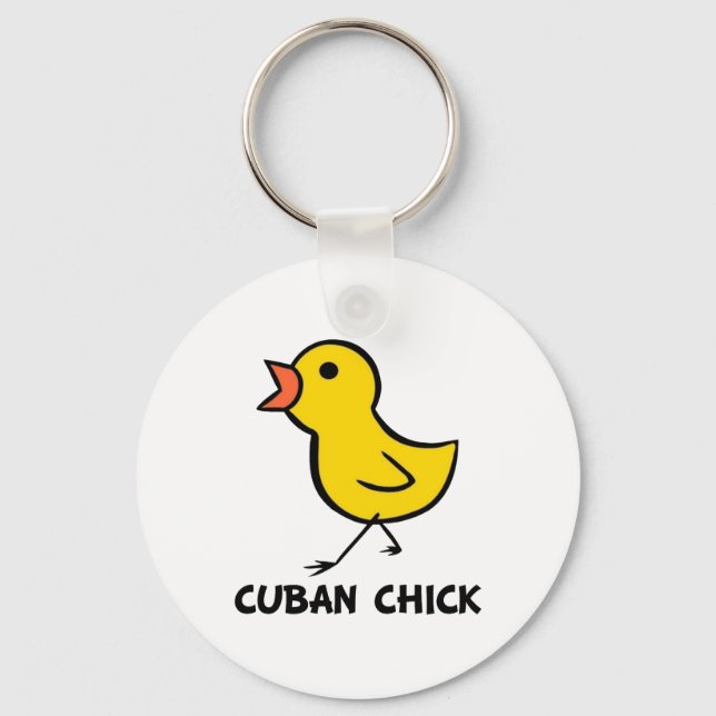 Llavero Chick cubano (Anverso)
