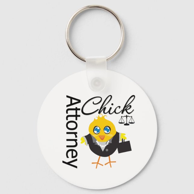 Llavero Chick de abogados v3 (Anverso)