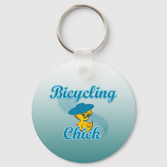 Llavero Chick de bicicleta #3 (Anverso)