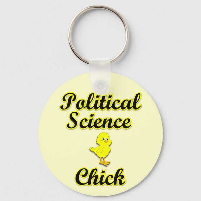 Llavero Chick de ciencias políticas (Anverso)