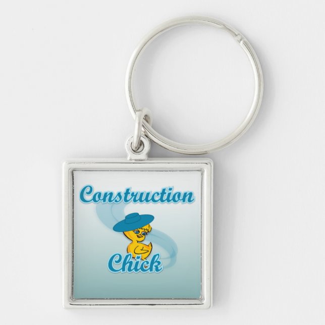 Llavero Chick de construcción #3 (Frente)