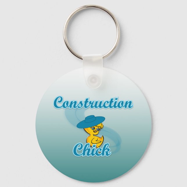 Llavero Chick de construcción #3 (Anverso)