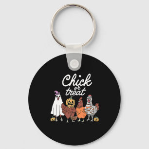 Llavero Chick De Halloween O Trato A La Graciosa Chica Fan