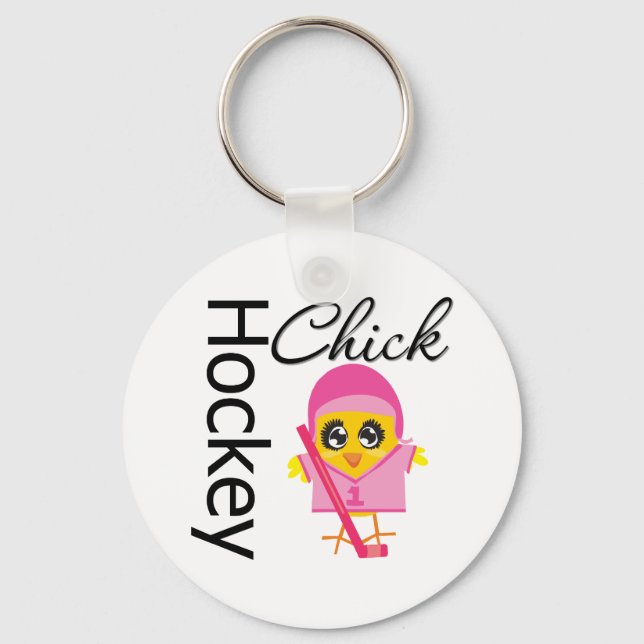 Llavero Chick de hockey (Anverso)