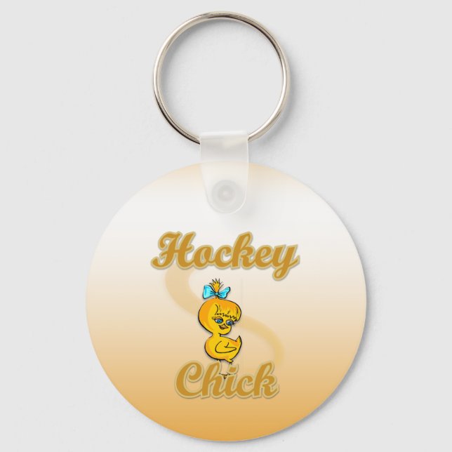 Llavero Chick de hockey (Anverso)