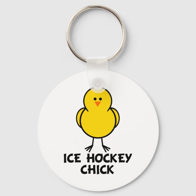Llavero Chick de hockey sobre hielo (Anverso)