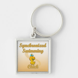 Llavero Chick de natación sincronizada