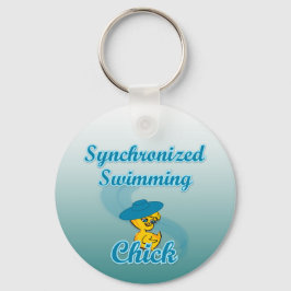 Llavero Chick de natación sincronizada #3