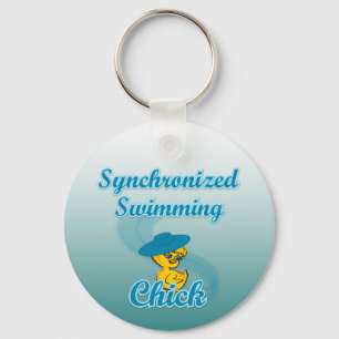 Llavero Chick de natación sincronizada #3